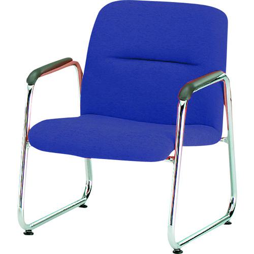 ■TOKIO 軽応接チェア ア-ムチェア ネイビー〔品番:FO10NV〕【1467677:0】[送料別途見積り][法人・事業..