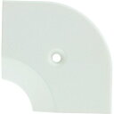■ASSIST 床金物20-112LM(WHO)ヘの字押えコーナー アルミホワイト 入隅 53×53mm〔品番:20112LMWHO52〕【1471569:0】...