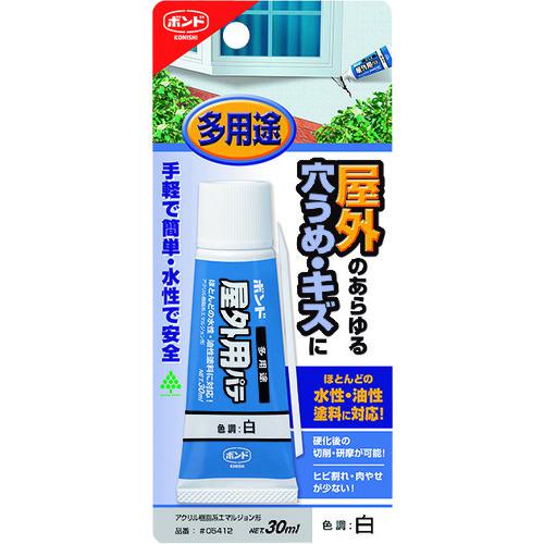 ■コニシ ボンド屋外用パテ 30ml《10本入》〔品番:05412〕【1476409×10:0】[送料別途見積り][掲外取寄][店頭受取不可]