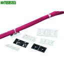 ■PANDUIT マウントベース アクリル系粘着テープ付き 黒 50個入り ABM3H-AT-L0《10袋入》〔品番:ABM3HATL0〕【1487057×10...