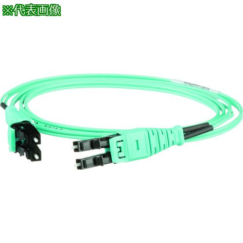■PANDUIT プッシュブル式LCデュプレックス光ファイバーパッチコード ライザー OM4 10m 1本入《10本入》〔品番:FZ2ERQ1Q1SNM010〕【1487229×10:0】[送料別途見積り][店頭受取不可]