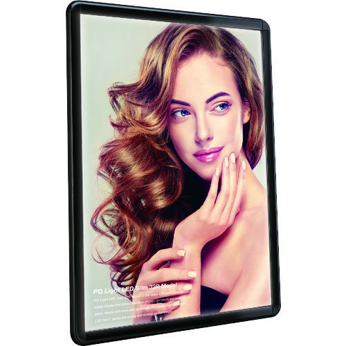 ■シンエイ PGライトLEDスリム32R B1 ブラック〔品番:PGSLM32B1B〕【1497523:0】[送料別途見積り][法人..