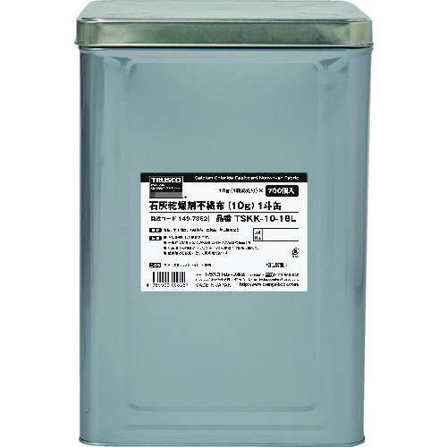 ■TRUSCO 石灰乾燥剤 (耐水、耐油包装) 10g 700個入 1斗缶〔品番:TSKK1018L〕【1497862:0】[法人・事業..