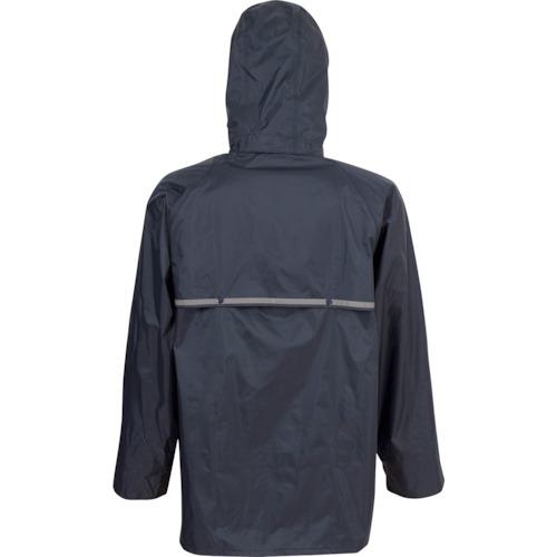 ■カジメイク 3308 レインタックコート上下メッシュ ネイビー L〔品番:330855L〕【1519388:0】[送料別途見積り][掲外取寄][店頭受取不可]