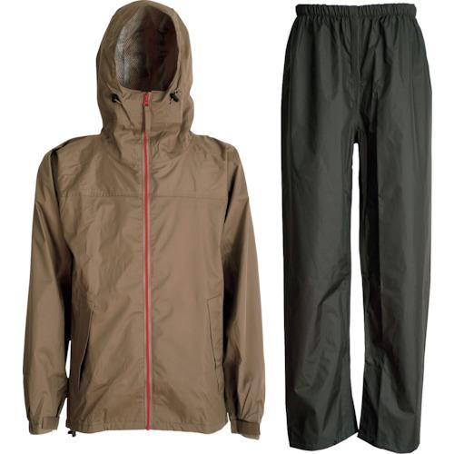 ■カジメイク 3440 3Dエクストラレインスーツ マッシュルーム LL〔品番:34404LL〕【1519361:0】[送料別途見積り][掲外取寄][店頭受取不可]