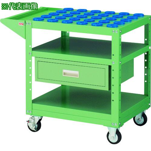 ■OS ツーリングワゴン 間口693mm 奥行550mm 高さ790mm NT50・BT50用(引出し付き)〔品番:WN5020D〕【1520356:0】[法人・事業所限定][外直送元][店頭受取不可]