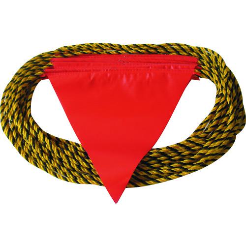 ■WING ACE 旗付トラロープ 6X100m〔品番:FTG6100〕【1521867:0】[送料別途見積り][法人・事業所限定][外直送][店頭受取不可](2)