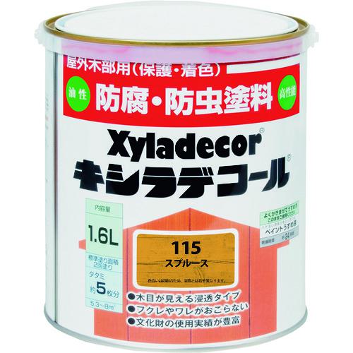 ■KANSAI キシラデコール スプルース 1.6L《6缶入》〔品番:00017670720000〕【1527287×6:0】[送料別途見積り][掲外取寄][店頭受取不可]