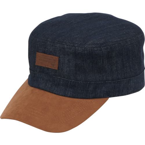 ■カジメイク 6518 カジュアルワークキャップ インディゴ フリー〔品番:651846F〕【1533470:0】[送料別..