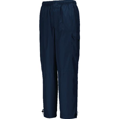 ■カジメイク 6814 マイクロパンツ ネイビー L〔品番:681455L〕【1536645:0】[送料別途見積り][掲外取寄][店頭受取不可]