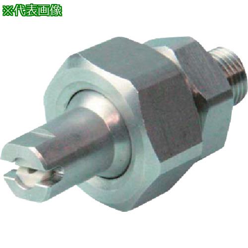 ■いけうち 自在形扇形ノズル UT+VPシリーズ ステンレス鋼303製 ネジ1/4オス 65°〔品番:14MUTVP6530S303〕【1536859:0】[送料別途見積り][法人・事業所限定][外直送][店頭受取不可]