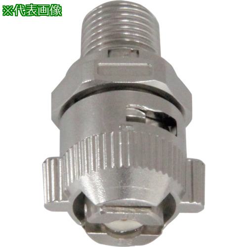 ■いけうち ワンタッチ着脱均等扇形ノズル INVEシリーズ ステンレス鋼303製 ネジ1/4オス 50°〔品番:14MINVE50117S303FEPMS316LIN〕【1536896:0】[送料別途見積り][法人・事業所限定][外直送][店頭受取不可]
