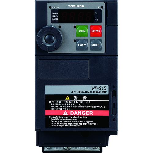 ■東芝 三相200V入力インバ-タ 適用モータ出力5.5kW〔品番:VFS152055PM〕【1538198:0】[法人・事業所限定][外直送元][店頭受取不可]