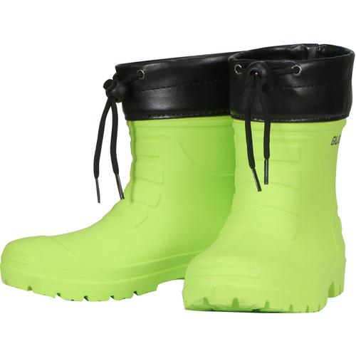 ■カジメイク 6435 エアーラバーブーツM ショート ライム LL〔品番:643584LL〕【1538342:0】[送料別途見積り][掲外取寄][店頭受取不可]