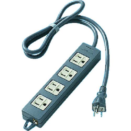 ■Panasonic OAタップ(接地15A形)(1Mコ-ド)〔品番:WCH2314B〕【1573553:0】[店頭受取不可]