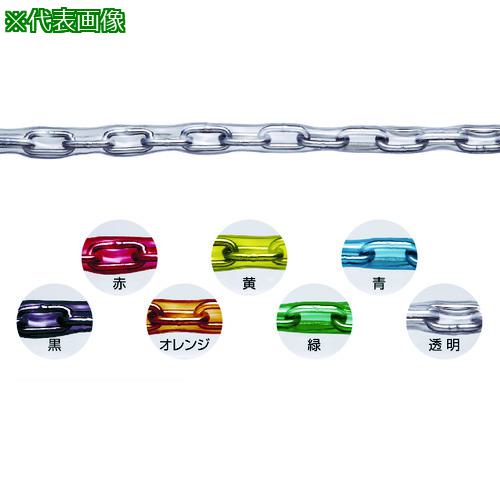 ■水本 【要長さ指定】チューブ保護ステンレスチェーン イエロー 1.6HA-Y 29.1~30m未満