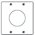 ■Panasonic FCステンレス埋込φ58コンセントP《5個入》〔品番:WN9615K〕【1579963×5:0】[送料別途見積り][掲外取寄][店頭受取不可]