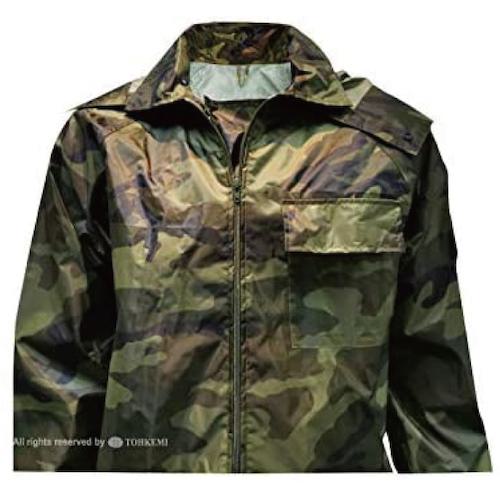 ■トオケミ 迷彩ネオレインワールド〔品番:4105CMGREEN3L〕【1591779:0】[送料別途見積り][法人・事業所限定][外直送][店頭受取不可]