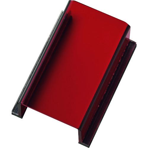■緑十字 スイッチカバー標識 透明赤無地タイプ スイッチカバーZR 80×40×34mm アクリル製