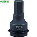 ■KTC 19.0sq. インパクトレンチ用ヘキサゴンレンチ 対辺寸法22mm 全長85mm〔品番:BTP622P〕