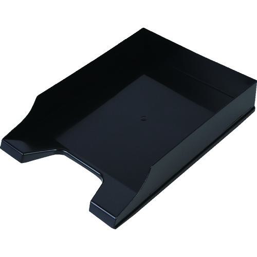 ■TRUSCO A4レタートレー W257XD350XH65 黒〔品番:LTA4BK〕【1610242:0】[店頭受取不可]