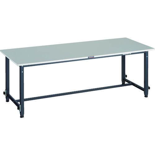 ■TRUSCO 軽荷重作業台高さ調節式(150kg)RAEM2型 RoHS2対応天板 1800X600XH650~950 ダークグレー色〔品番:RAEM21860DG〕【1611248:0】[法人・事業所限定][直送元][店頭受取不可] [3]