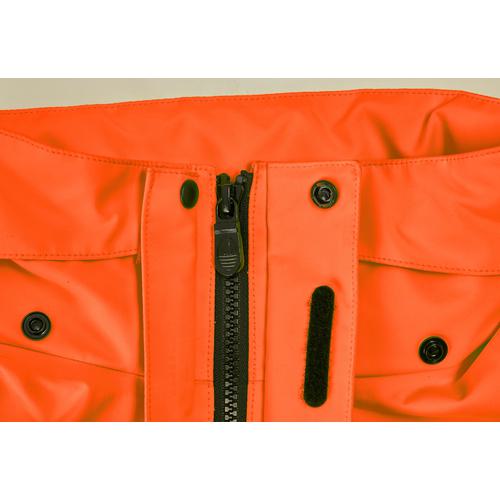■TRUSCO ゴアテックス高視認制電レインパンツ オレンジ S※上下別売(パンツのみ)〔品番:GXHPSOR〕【1611811:0】[店頭受取不可]