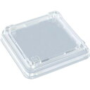 ■TRUSCO 【売切廃番】PET製超耐寒小型容器 PETYー105105用蓋 透明 100枚入〔品番:PETY105105F〕【1612692:0】[店頭受取...