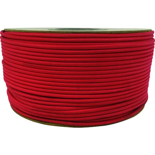 ■ユタカメイク タイトゴムロープドラム巻 4.5mm×200m レッド〔品番:PRT10〕【1613331:0】[店頭受取不可](3)