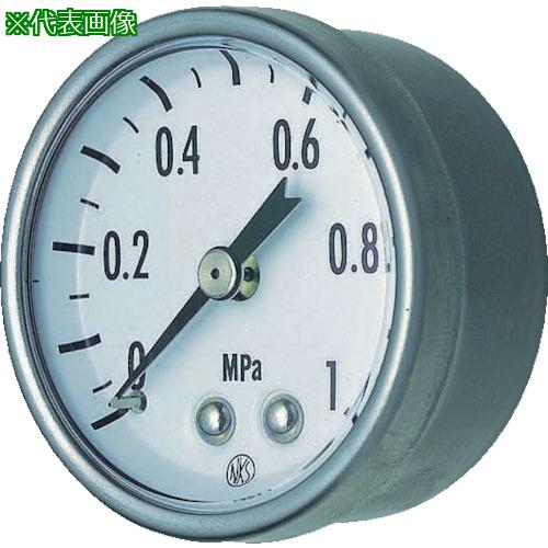 ■長野 小型圧力計 圧力レンジ(MPa):0~0.2〔品番:GK251610.2MP〕【161440