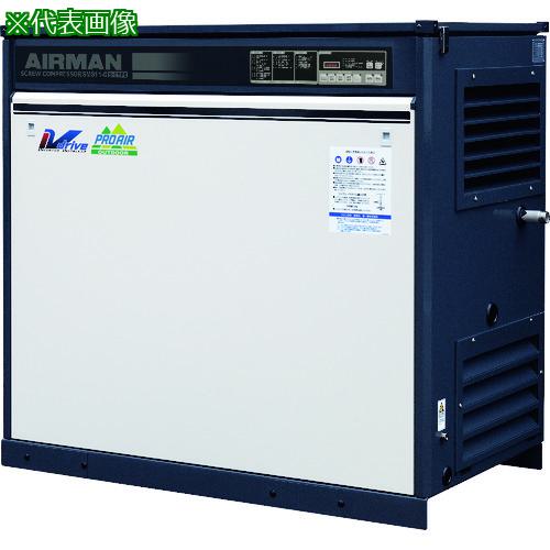 ■AIRMAN スクリューコンプレッサ ドライヤ付 屋外仕様 11KW〔品番:SMS11EVDC〕【1620176:0】[送料別途見積り][法人・事業所限定][外直送][店頭受取不可](4)