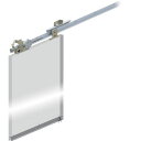 ■DAIKEN スライデックス 傾斜レールタイプ(自閉式) HCS-5015TF型 左引き用〔品番:HCS5015TFL〕【1621920:0】[送料別途見積り...