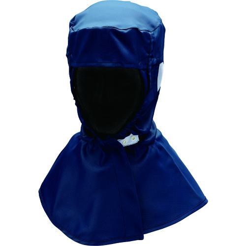 ■ミドリ安全 クリーンスーツ用フード ツバなし YHS101 ネイビー L〔品番:YHS101NL〕【1622422:0】[店頭受取不可]