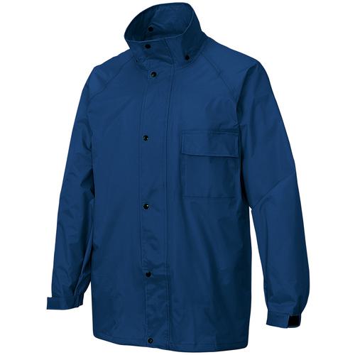 ■アイトス レインスーツ B-10 ネイビー M〔品番:58700008M〕【1661269:0】[送料別途見積り][掲外取寄][店頭受取不可]
