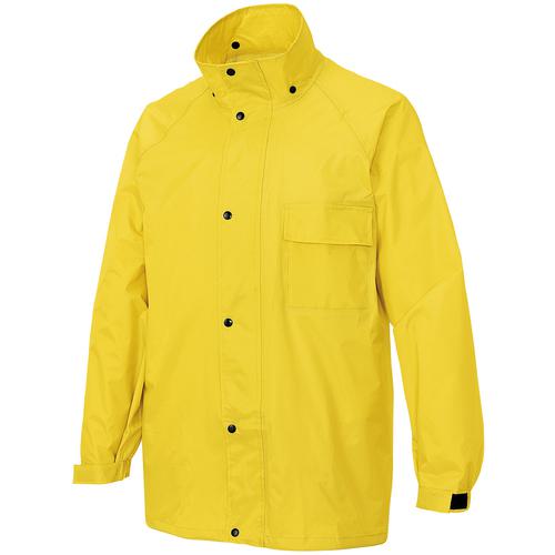 ■アイトス レインスーツ Bー10 レモンイエロー L〔品番:58700019L〕【1661278:0】[送料別途見積り][掲外取寄][店頭受取不可]