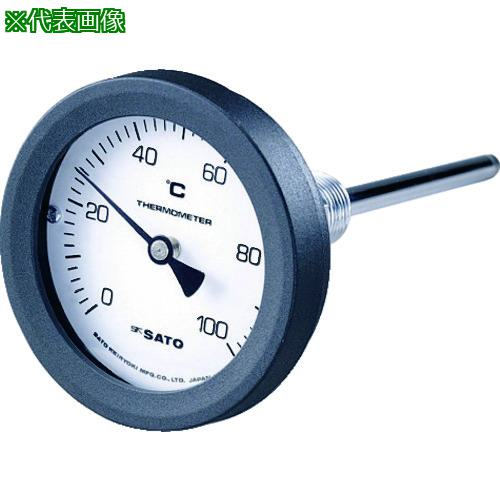 ■佐藤 バイメタル式温度計BM-T-75P 0~150℃150L(2094-00)〔品番:BMT75P9〕【1662732:0】[送料別途見積り][掲外取寄][店頭受取不可]