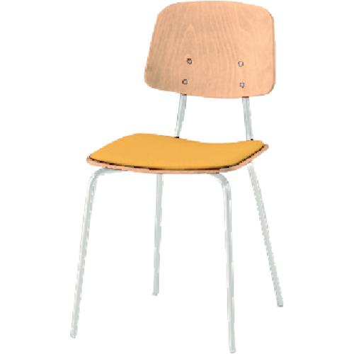 ■ITOKI ノットワーク背座セパレートチェア座パッド付 背座ラスティックビーチL・脚ホワイト・布地ソフ..