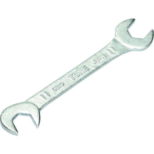 ■TONE 両口スパナ 薄型スパナ 二面幅16mm 全長140mm〔品番:DSTO16〕【1669562:0】[店頭受取不可]