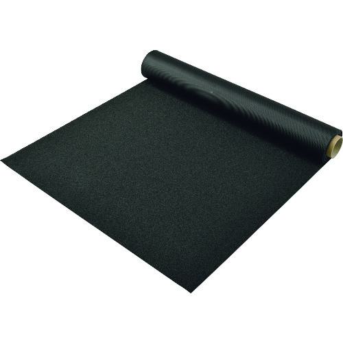 ■緑十字 滑り止めマット(ノンスリップマット) 黒 SVM-9030BK 900mm幅×3m 厚み2.25mm 耐油性ビニール〔品番:345007〕【1670493:0】[法人・事業所限定][外直送元][店頭受取不可]