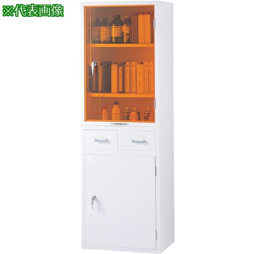 ■サンプラ 薬品保管庫 P600型 セット〔品番:02456〕【1677199:0】[送料別途見積り][法人・事業所限定][外直送][店頭受取不可]