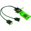 ■MOXA 2ポートRS-232C ロープロファイル ユニバーサルPCIボード DB9接続ケーブル付〔品番:CP102ULDB9M〕【1684960:0】[送料...