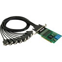 ■MOXA 8ポートRS-232C/422/485 ユニバーサル PCIExpressボード ワイド温度モデル〔品番:CP118UT〕【1685043:0】[送...