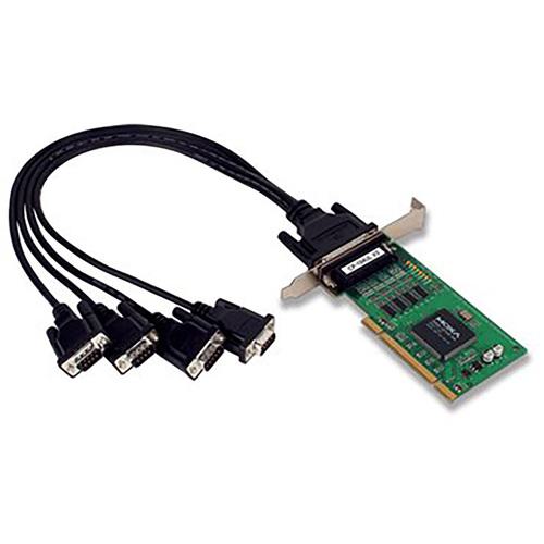 ■MOXA 4ポートRS-232C ユニバーサルPCIポート DB25接続ケーブル付〔品番:CP104ULDB25M〕【1685480:0】[送料別途見積り][掲外取寄][店頭受取不可]