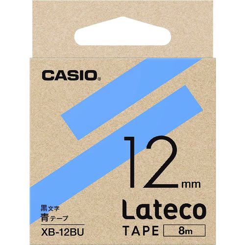 《メーカー》カシオ計算機（株）《品番》XB12BU《特長》●ラテコ（Lateco）専用の詰め替えテープになります。●新開発のラミネートサーマルテープです。《用途》●ラテコ専用詰め替えテープ《仕様》●テープ幅(mm):12●テープ色:青●テープ長さ(m):8●文字色:黒文字●適合機種:ラテコ●タイプ:ラテコ詰換え用●サイズ:52×52×12mm、重量:19g●適合テープ幅(mm):12《仕様2》●ラテコ詰換え用テープ、エコマーク認定、グリーン購入法適合商品《原産国（名称）》日本《材質／仕上》《セット内容／付属品》《注意》《JANコード》4549526700736《本体質量》19.0g※こちらの商品は送料無料対象外です。※「送料無料」と表示されても別途送料が必要となりますのでご注意ください。カシオ　ラテコ（Lateco）専用詰め替えテープ　12mm　青テープに黒文字〔品番：XB12BU〕[注番:1685652][本体質量：19.0g]《包装時基本サイズ：26.00×98.00×73.00》〔包装時質量：28.0g〕分類》オフィス・住設用品》オフィス備品》ラベル用品☆納期情報：取寄管理コード(005) メーカー直送品 (欠品の場合有り)