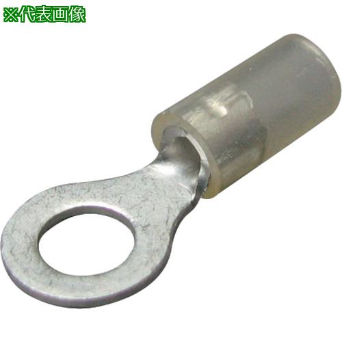 ■ニチフ 絶縁被覆付圧着端子(R形) 丸形 絶縁筒部ストレートタイプ(100PCS)《10Pk入》〔品番:TGV212CLR〕【1686178×10:0】[送料別途見積り][掲外取寄][店頭受取不可]