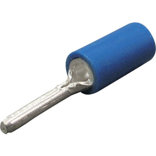 ■ニチフ 絶縁被覆付圧着端子(TC形) 棒形 絶縁筒部ストレートタイプ(100PCS)《10Pk入》〔品番:TGVTC211BLU〕【1686316×10:0】[送料別途見積り][掲外取寄][店頭受取不可]