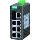 ■MOXA 8ポート(RJ45×7、マルチモードSTコネクタ×1) エントリーレベル アンマネージド イーサネットスイッチ〔品番:EDS208MST〕【1688...