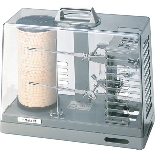 ■佐藤 シグマ2型温湿度記録計〔品番:721000〕【1689142:0】[店頭受取不可](4)