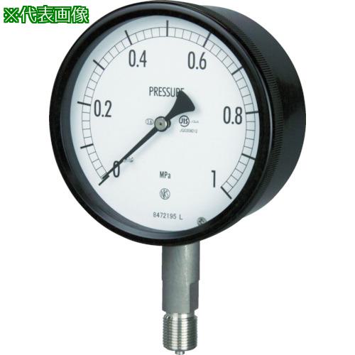 ■長野 密閉形圧力計 A枠立型 Φ100 最小目盛0.100〔品番:BE101334.0MP〕【1693867:0】[店頭受取不可](4)