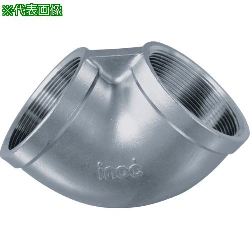 ■inoc 水道配管用品 90°エルボ(ステンレス) 100A〔品番:304L100A〕【1753720:0】[店頭受取不可]